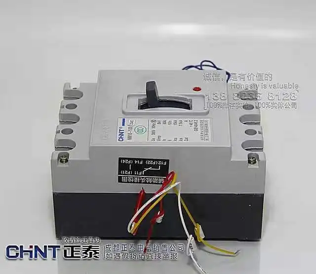 Zhengtai  Three-phase open circuit Molded case circuit breaker NM10-100/331 40A60A80A100A Shunt trip