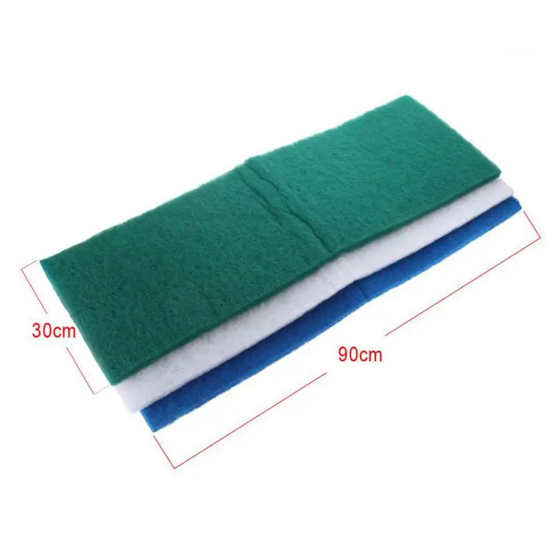 90x30x2cm Fish Tank Biochemical Filter Sponge Aquarium Filter Cotton Media For Cultivating Bacteria Flexible Easy Cut