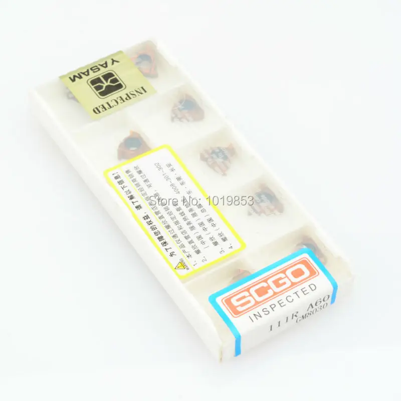 إدراجات لولبة كربيد 11IR A60 GM8030 ، حامل أداة CNC
