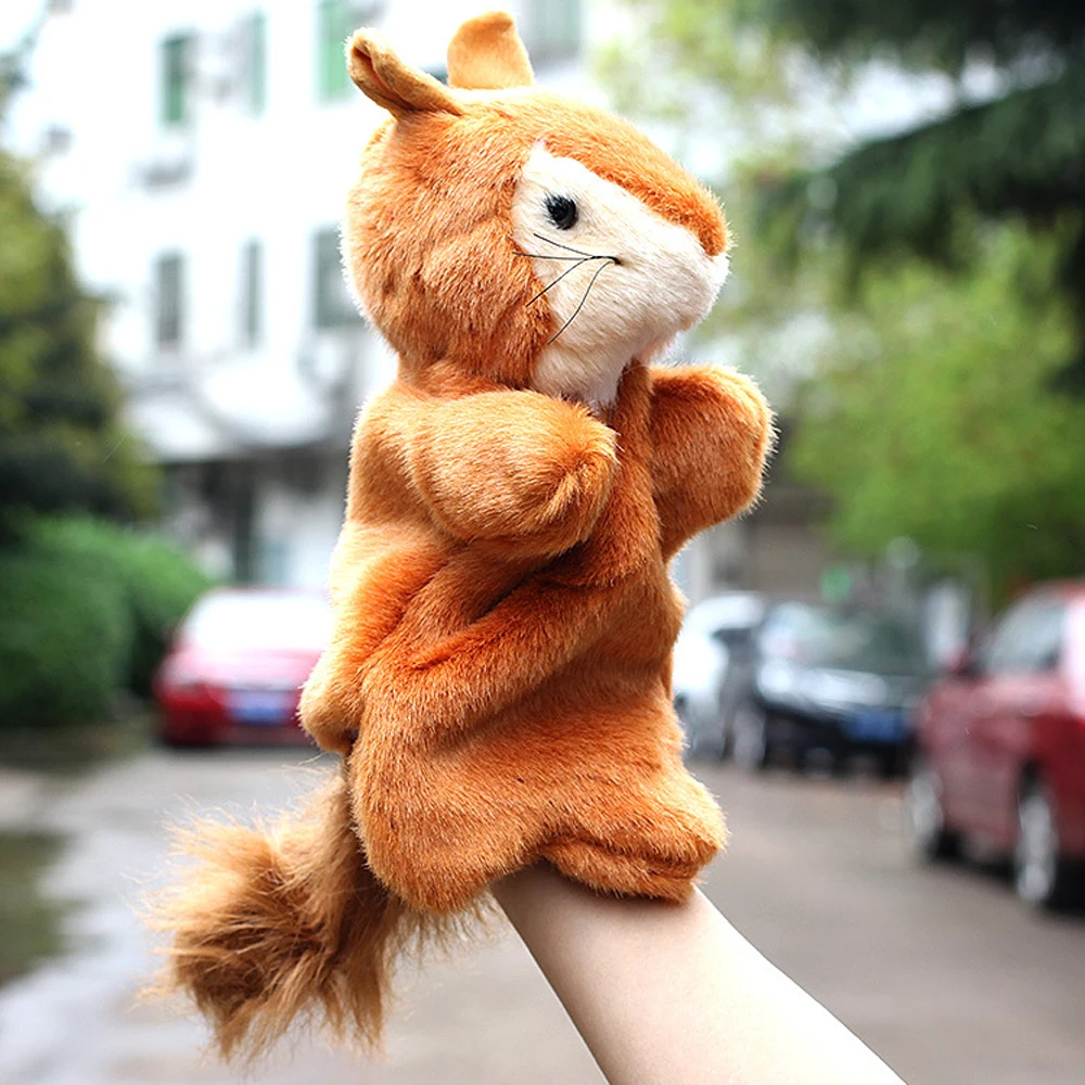 Squirrels And Voles Children Hand Puppet Stuffed Plush Toy