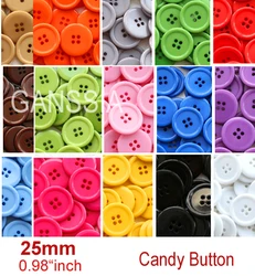 30 pz/lotto flatback cucire pulsante di 25 millimetri di Massa per il mestiere Scrapbooking accessori (SS-597-381)