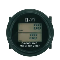 Tachometer Large Hour Meter LCD Backlight For Gas Engine 2/4 Stroke Motorcycle ATV Boat Snowmobile Marine Mower RL-HM005L