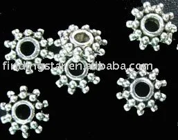 

FREE SHIPPING 450Pcs Tibetan silver daisy spacers 9x3mm A876