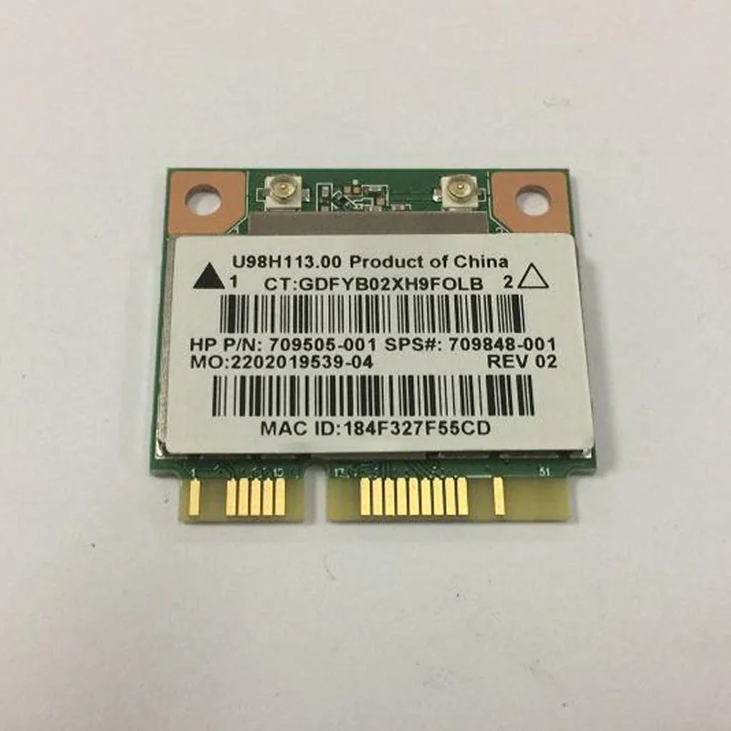 RTL8188EE 802.11bg/n WiFiอะแดปเตอร์สำหรับP Avilion 15-E 15-e047sa P Avilion 15-Nชุด, sps 709505-001 709848-001