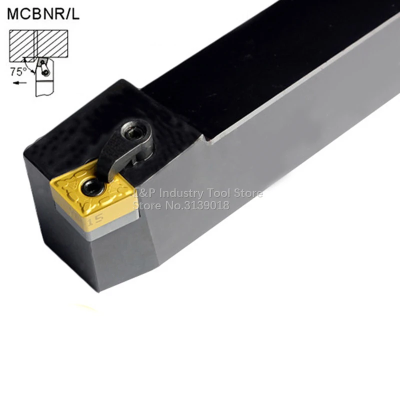 Porta-ferramentas Externo Cilíndrico Inserção do Torno do Metal Acessório do Corte Não Incluindo a Lâmina 75 ° Mcbnr3232p19 Mcbnl3232p19 Cnmg1906