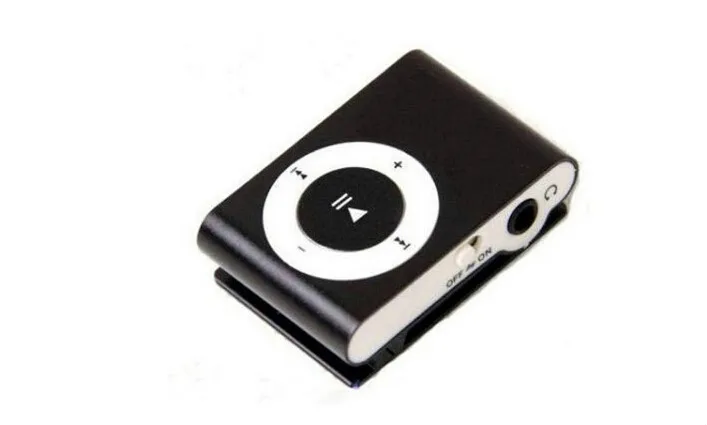 NEW Portable Metal Clip MP3 Player with 5 Candy Colors No Memory Card Music Player with TF Slot