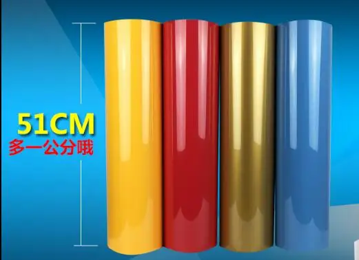 PVC Vinyl Film Transfer Paper and Heat Transfer Vinyl with Korean quality 0.51cm*1m