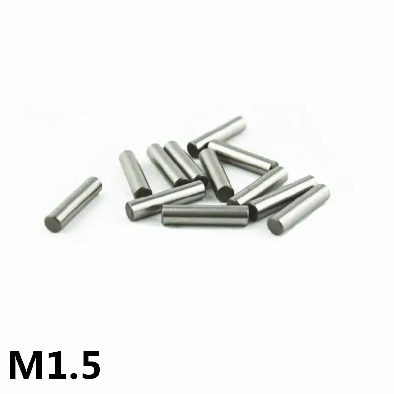 

100pcs 1.5 mm Bearing Steel Cylindrical Pin Locating Pin Needle roller Thimble Length 4 5 6 7 8 10 11 12 14 16 17 18 21