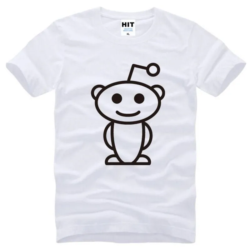 لطيف Reddit الأجانب طباعة تي شيرت الرجال قصيرة الأكمام س الرقبة القطن تي شيرت رجالي مضحك كول اللياقة البدنية تي شيرت أوم Camisetas Hombre