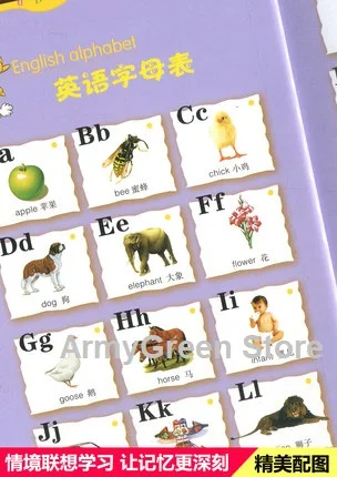 China escola primária estudantes multi-funcional inglês dicionário chinês mandarim hanzi pinyin livro de imagens coloridas