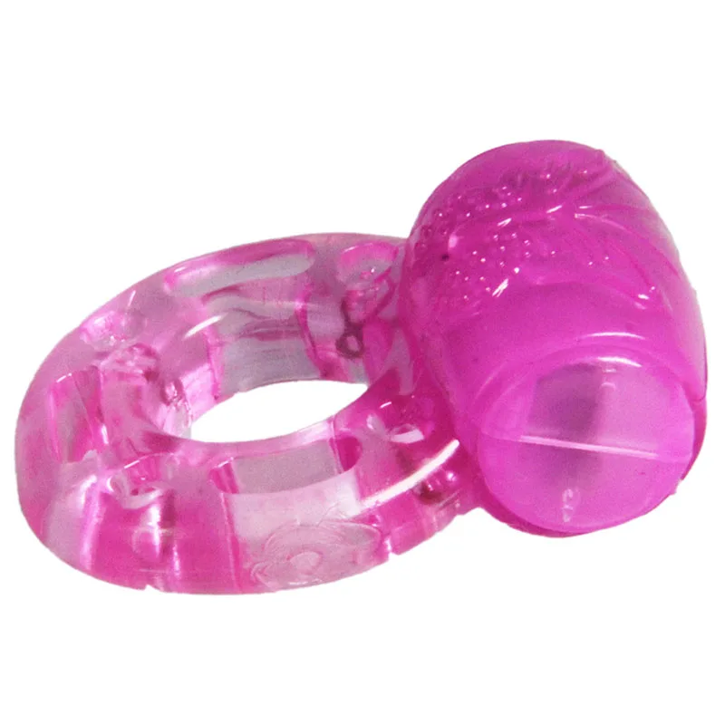 2pcs finger Ring Vibrator high elastic Silicon penis Vibrating clit massager Cockring,toy Sex Toys,Adult Products for men