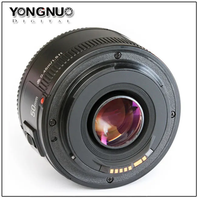 YONGNUO YN 50 1.8 EF f/1.8 AF 50mm Lens 1:1.8 Standard Prime Lens Aperture Auto Focus for Canon EOS DSLR Cameras