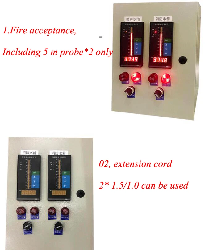 Indicateur de niveau de liquide de réservoir d'eau, pour l'affichage de la piscine de feu, contrôle du niveau d'eau d'évier, Instrument d'alarme ZD-B30