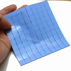500pcs/set 10x10x2mm Mini IC Chip GPU Blue High Quality Silicone Conductive Compound Thermal Pad