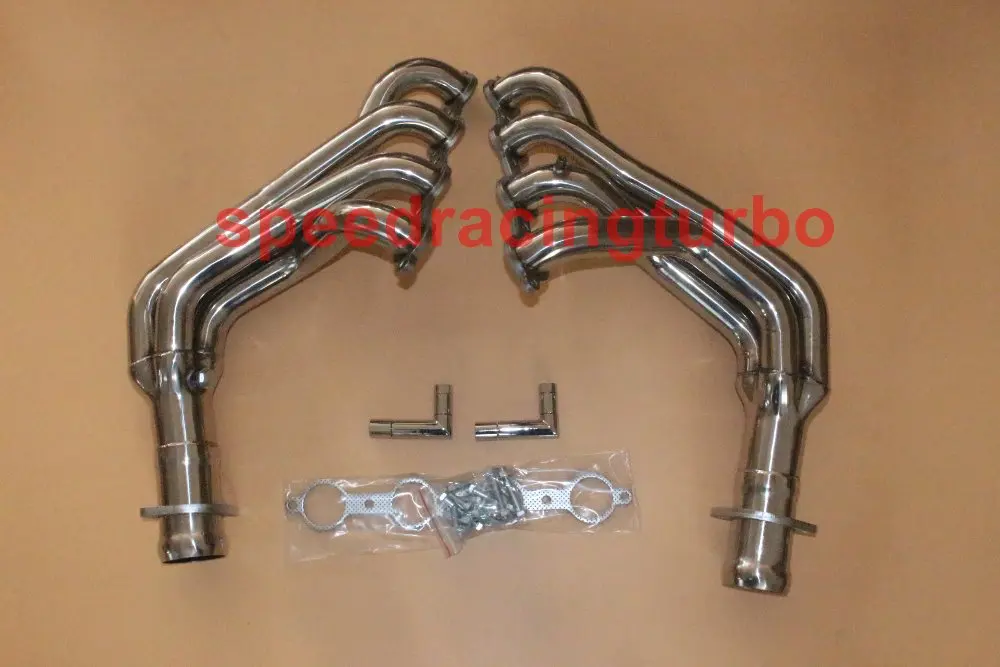 FOR 97-04 CORVETTE C5 LS1/LS6 POLISHED STAINLESS STEEL HEADER EXHAUST MANIFOLD