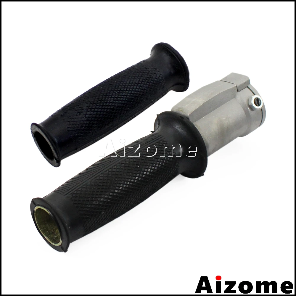 Left & Right Retro Throttle Grips Ural Sidecar Handlebar Grips For BMW R50 R1 R12 R71 M72 K750 Motorcycle Rubber Handle Grip