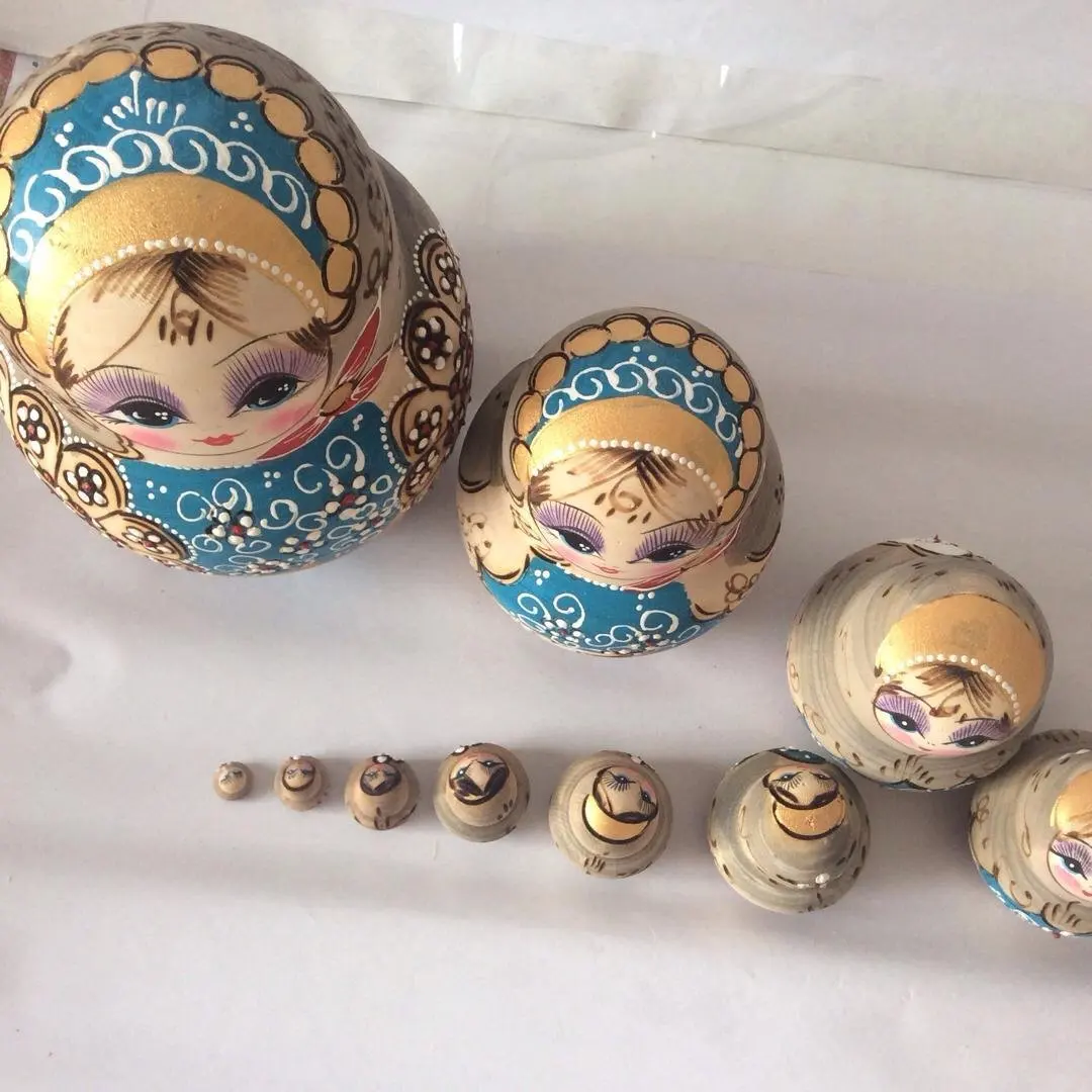 10 camada 15cm bonecas russas de madeira artesanal aninhamento bonecas decoração para casa matryoshka boneca educação brinquedos criativos presentes de aniversário