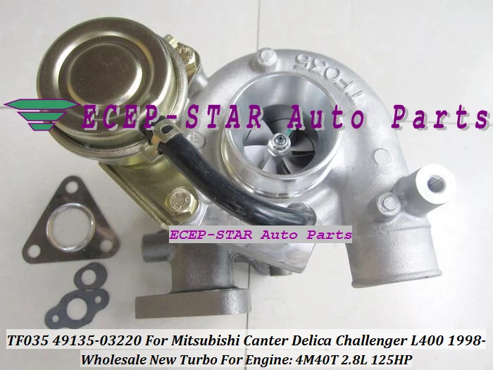 Free Ship TF035-2 49135-03220 49135 03220 Turbo Turbocharger For Mitsubishi Delica L400 Challenger Canter 1998- 4M40 2.8L 140HP