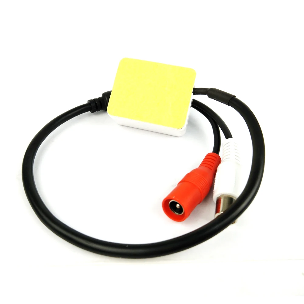 REDEAGLE Adjustable Mini AUDIO CCTV Microphone pick up MIC RCA Audio Output For Security Camera System Kit