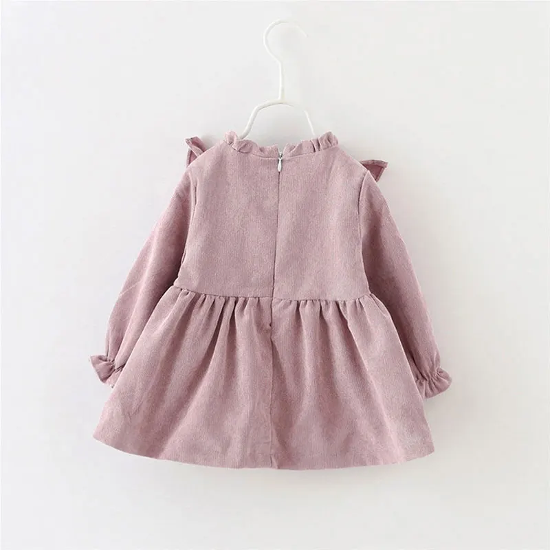 Spring Newborn Baby Girls Princess Dress Party Dresses for Girls Long Sleeve Birthday Dresses Infant Outerwear Clothes Clothing