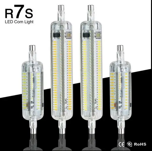 R7s Led 15W 118mm Lamps 360 degree 10W 78mm Lampadas Led R7s 3014SMD Leds Bulb Replace Halogen Lamp 20mm Diameter