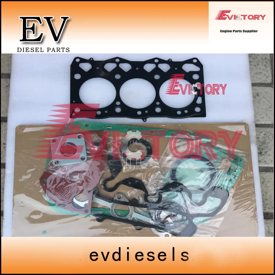 Engine compelete gasket kit For Hiatch ZAXIS35U excavator 3LD2 full cylinder head gasket kit