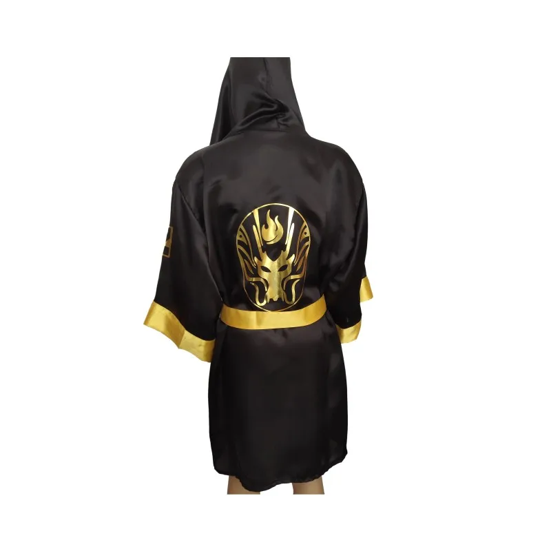 2020 newBoxing Costume Adult Champion Boxer Robe Gold Belt Suits Cosplay Playing Boxing Match Uniform Carnival Halloween Cosplay