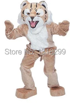 mascot Wildcat Bobcat mascot costume cute wild cat fancy dress custom fancy costume cosplay theme mascotte carnival costume kits