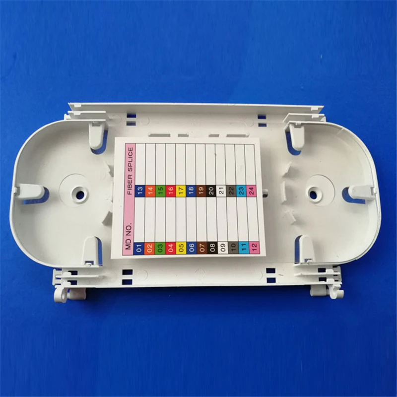 24-жильный лоток для сращивания оптоволокна, высококачественный лоток для сращивания кассеты ftth, 24 порта ftth, гибкий кабель, пластиковый лоток для сращивания ELINK, 10 шт.