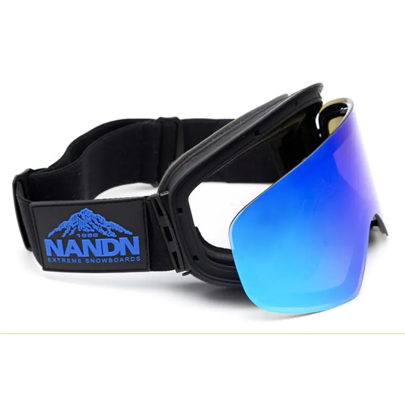 NANDN Brand Newest Professional Ski Goggles Double Lens UV400 Anti-Fog Adult Snowboard Skiing Glasses Women Men Snow Eyewear