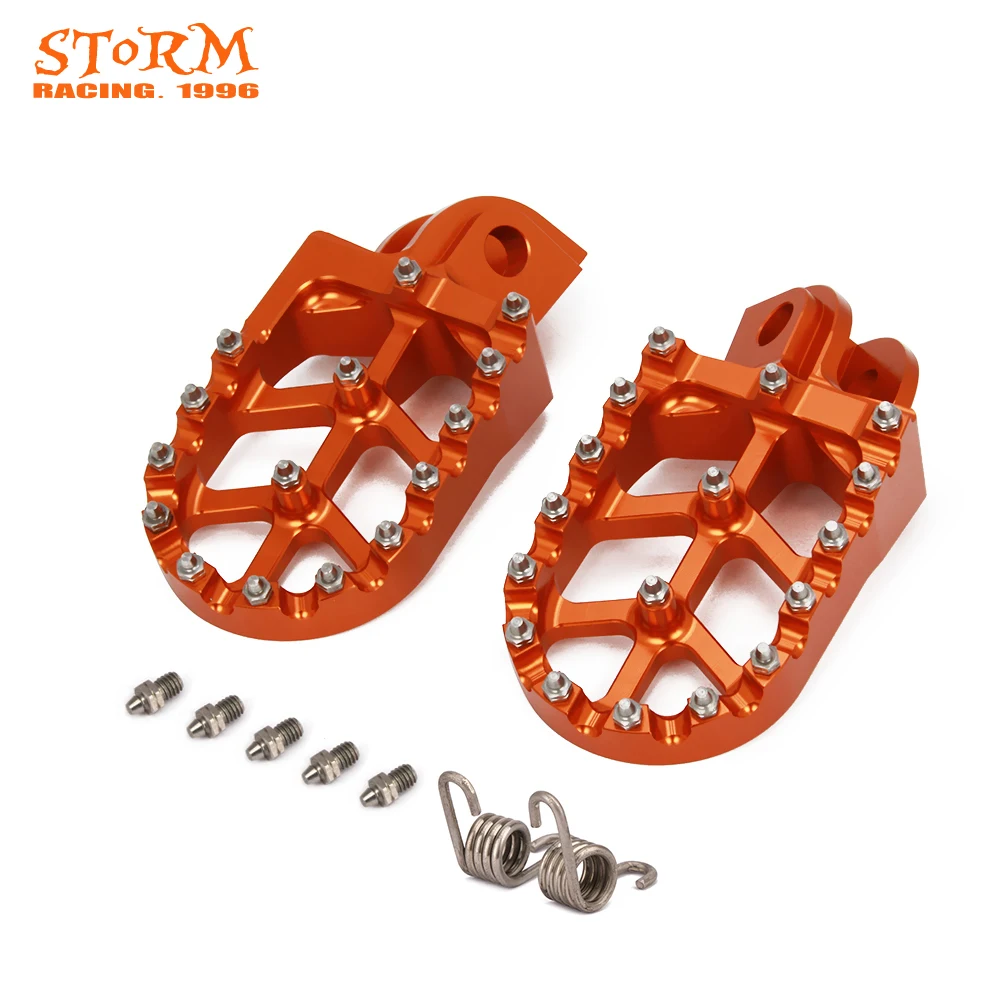 Foot Pegs FootRest Footpegs Rests Pedals For KTM SX SXF EXC EXCF XC XCF XCW XCFW 65 85 125 150 200 250 300 350 -1290 ADVENTURE