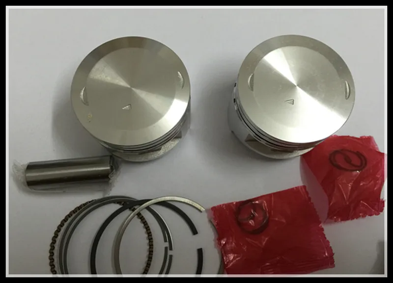 Motorcycle piston XV250 Piston ring Bore is 49mm Piston pin is13mm