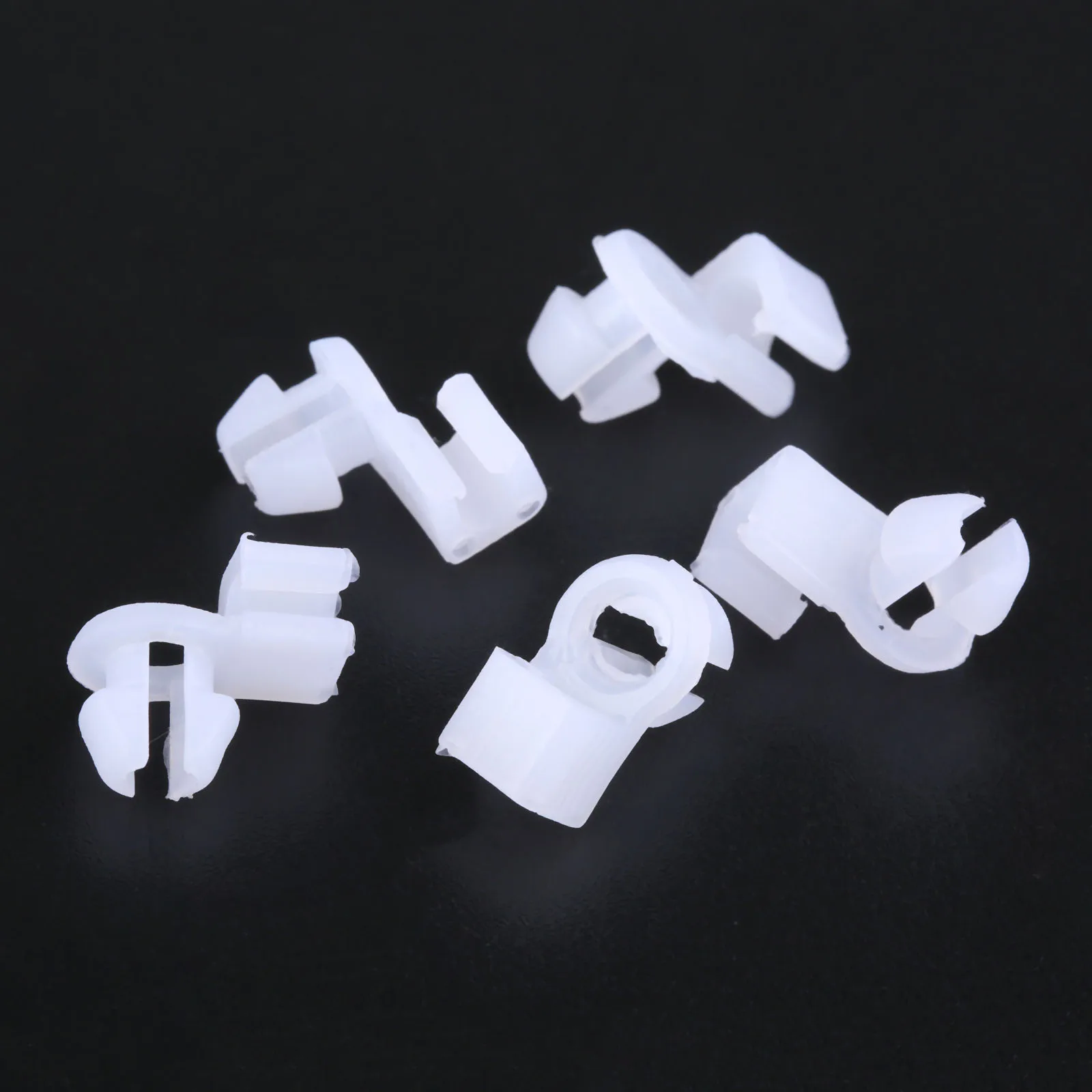 100x Universal Auto Door Round Head Lock Rod Clip Side Bumper Fender Panel Clips Plastic Rivet Fasteners Retainers Car Wire Clip