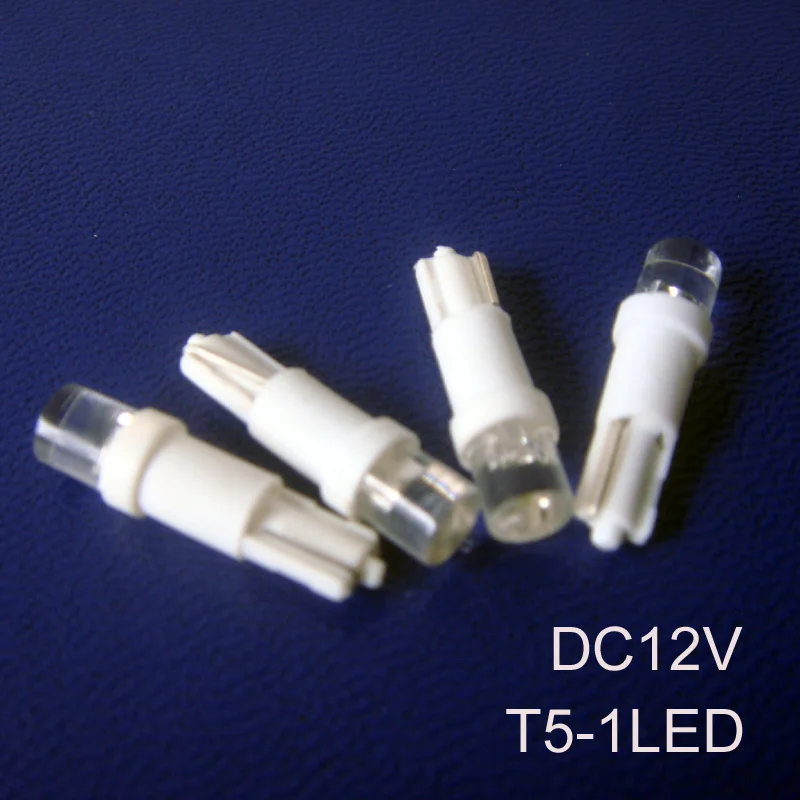 High quality 12V T5 car led,T5 lamp,T5 led,T5 light,W3W 12V,Car T5 Led 12V,DC12V T5 Light,T5 Bulb,T5 12V,free shipping 500pc/lot