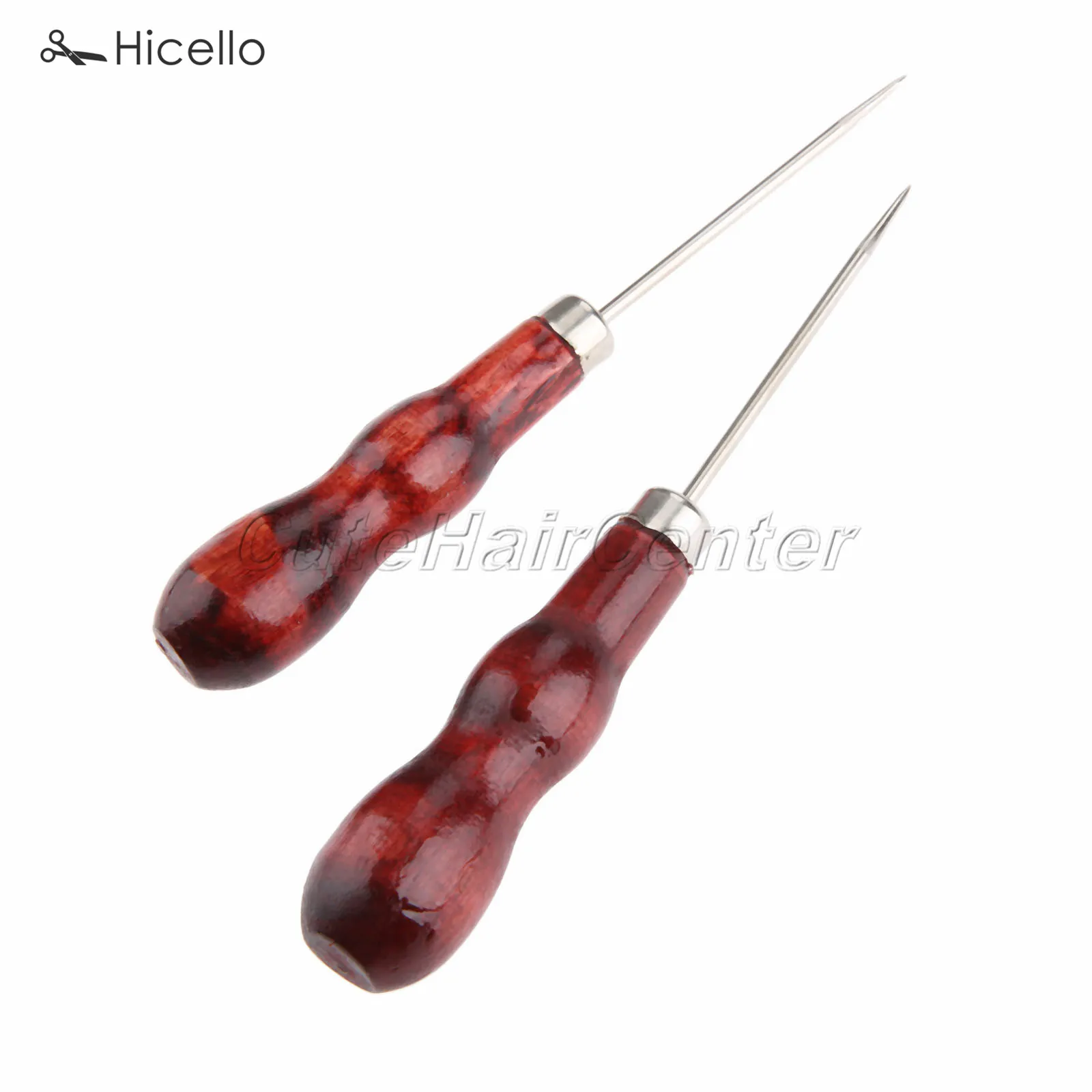 2PCS Sewing Awls 13.5cm without hooks dig holes Leather Cone DIY Tool playing eye or rivets Repair Shoes Craft Hicello