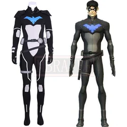 Superhero Nightwing Halloween jednolita odzież COS przebranie na karnawał spersonalizowane w dowolnym rozmiarze