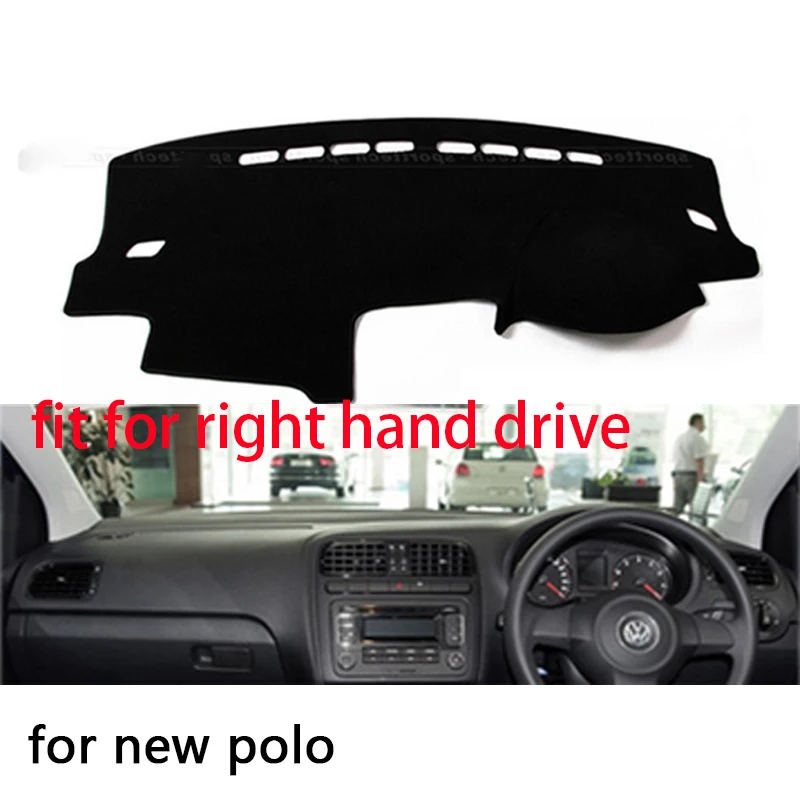 For Volkswagen Polo MK5 6R 2009 - 2018 Right and Left Hand Drive Car Dashboard Covers Mat Shade Cushion Pad Carpets Accessories