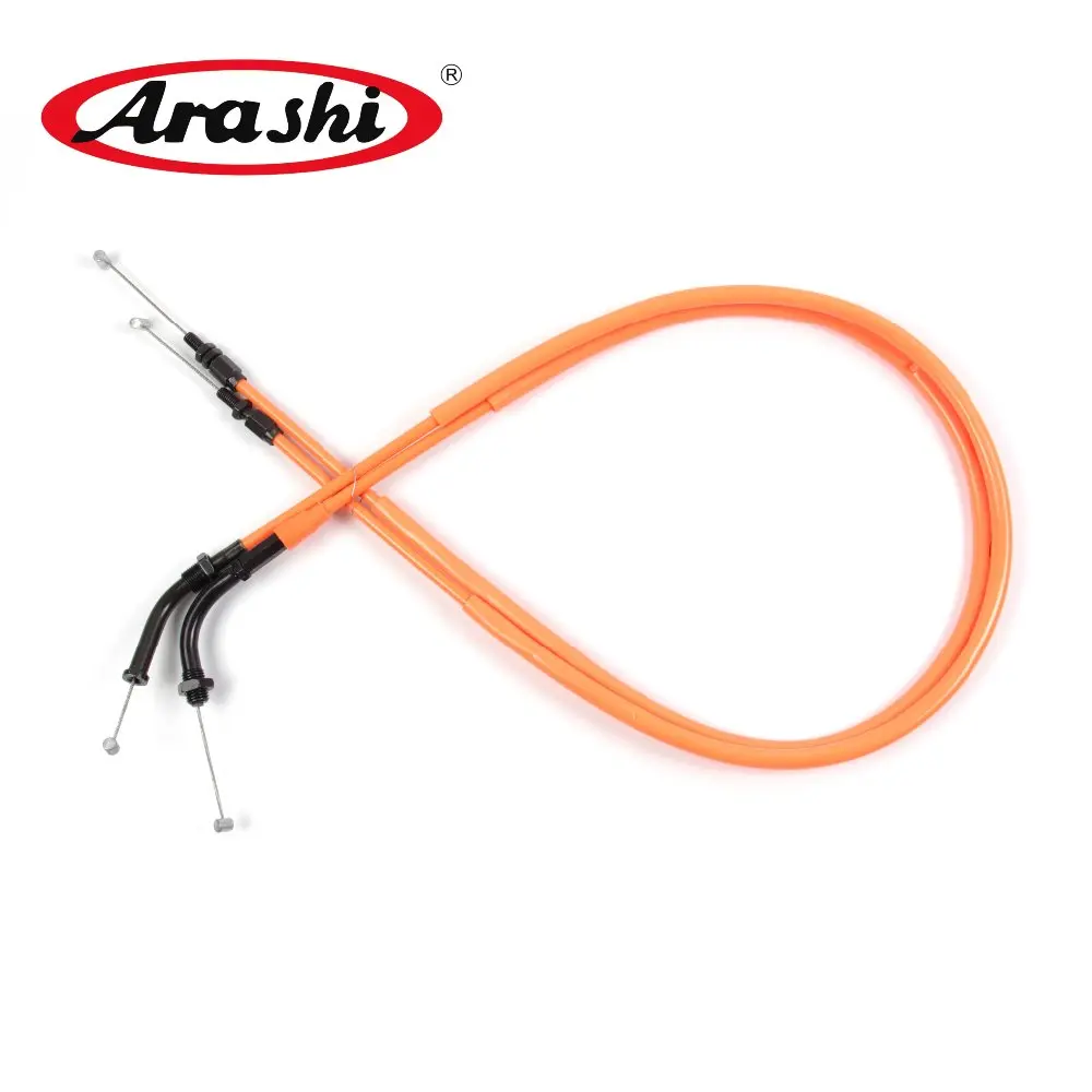 Arashi Throttle Cable For HONDA CB1300 2003 - 2016 Stainless Rubber Motorcycle Cables Wire CB 1300 2004 2005 2006 2007 2008 2009