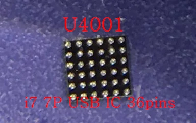 

2 шт./лот U4001 36pins для iphone 7 7plus USB зарядное устройство IC