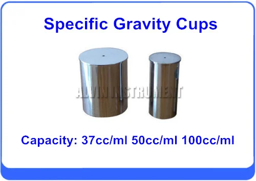 Picnometer paint Pycnometer Density Cups Specific Gravity Cup 37cc/ml 50cc/ml 100cc/ml  Stainless steel  Free Shipping