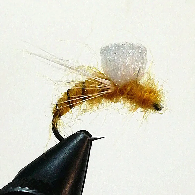 KKWEZVA 18PCS fly fishing lure dry floating type insect similar to artificial fly bait carp bait fishing Tackle