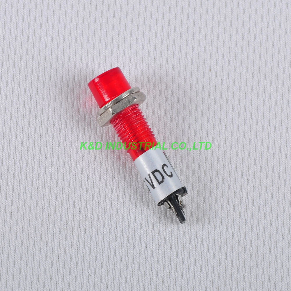 10pcs Indicator LED Pilot Light 6.3V Red BA9S Base Bulb Lam for Tube Amplifier