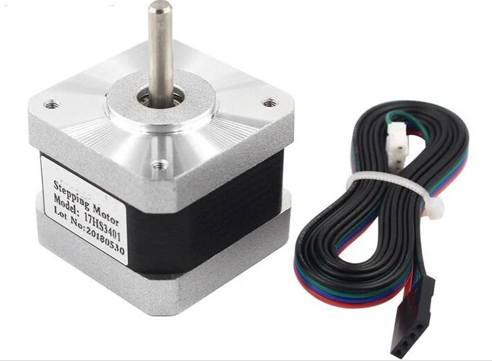 17HS3401 4-lead Nema 17 Stepper Motor 42 motor 42BYGH 1.3A CE ROSH ISO CNC Laser and 3D printer