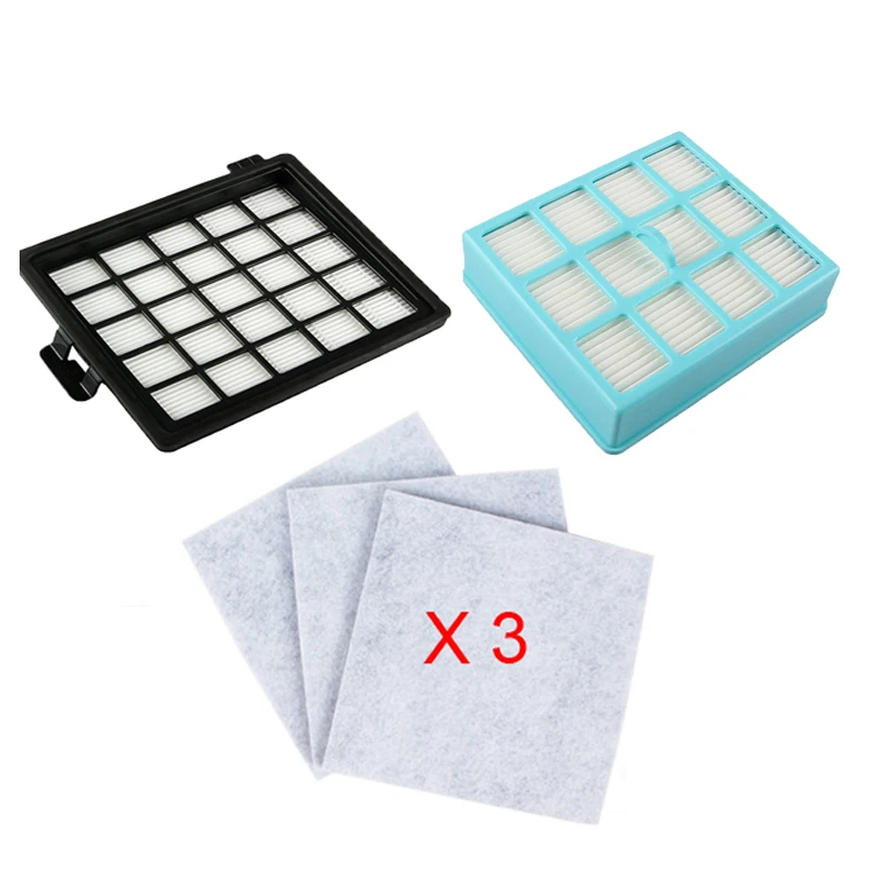 2 pcs ตัวกรอง HEPA + 3pcs ผ้าฝ้ายสำหรับ Philips เครื่องดูดฝุ่น FC8140 FC8134 FC8135 FC8136 FC8142 FC8146 FC8148 FC8144