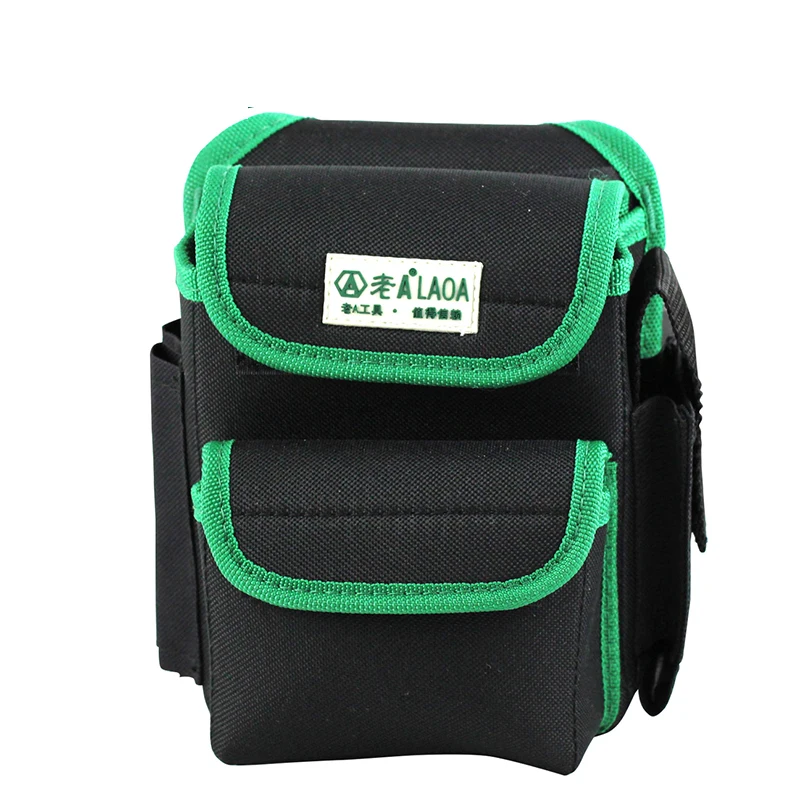 Imagem -05 - Laoa Multifunction Ferramenta Cinto 600d Camadas Duplas Oxford Tecido Bolsas de Reparo Bolsa Pacote Cintura para Eletricista Doméstico com Cinto