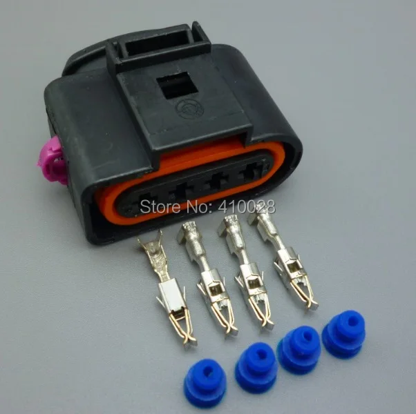 shhworldsea 5sets 4 Way female 4B0973724 Ignition Coil Connector Repair Kit Case For A4 A6 VW Passat 1J0 973 724 1J0973724