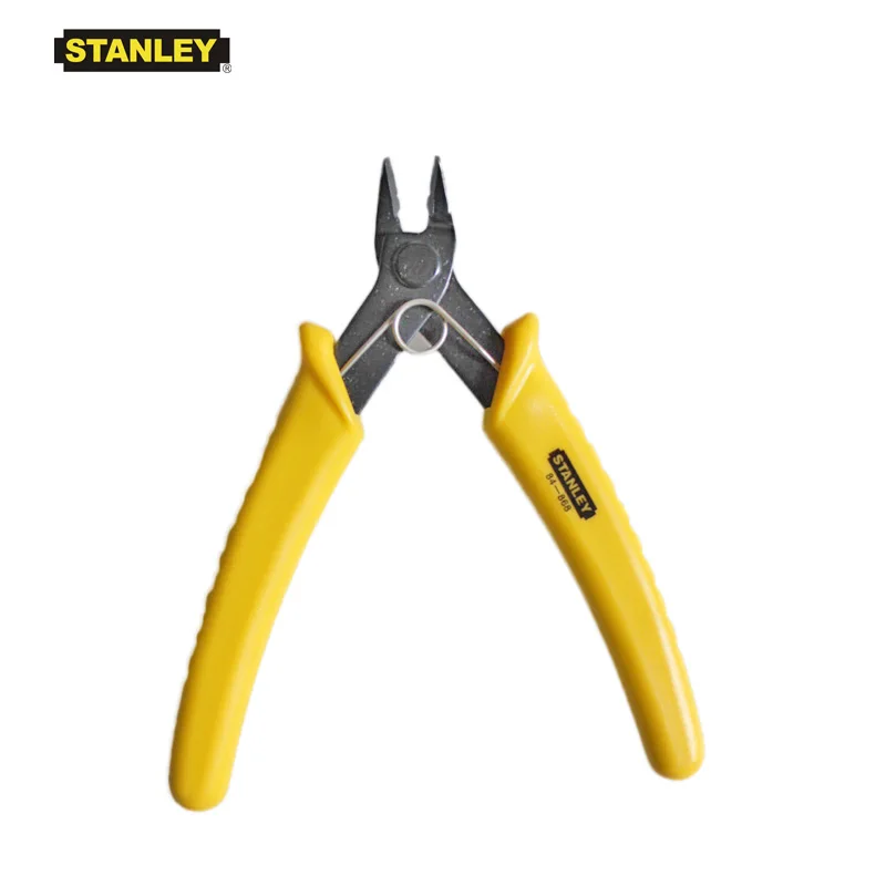 Stanley 1PC micro soft wire cutter mini electrical side flush cutting pliers small diagonal cutting plier 0.2-0.5mm2 stripping