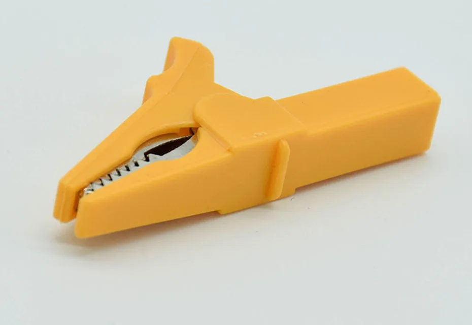 Batterietestclip, 55 mm, HV-Krokodilklemme für Bananenstecker, 4 mm Multimeterstift, Kabelsonden, Krokodilklemme, 6 Farben sind verfügbar – Detail 4
