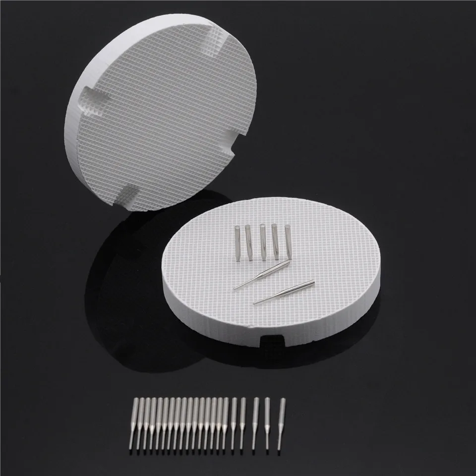 High Quality 2Pcs Porcelain Honeycomb Firing Trays + 20Pcs Metal Pins