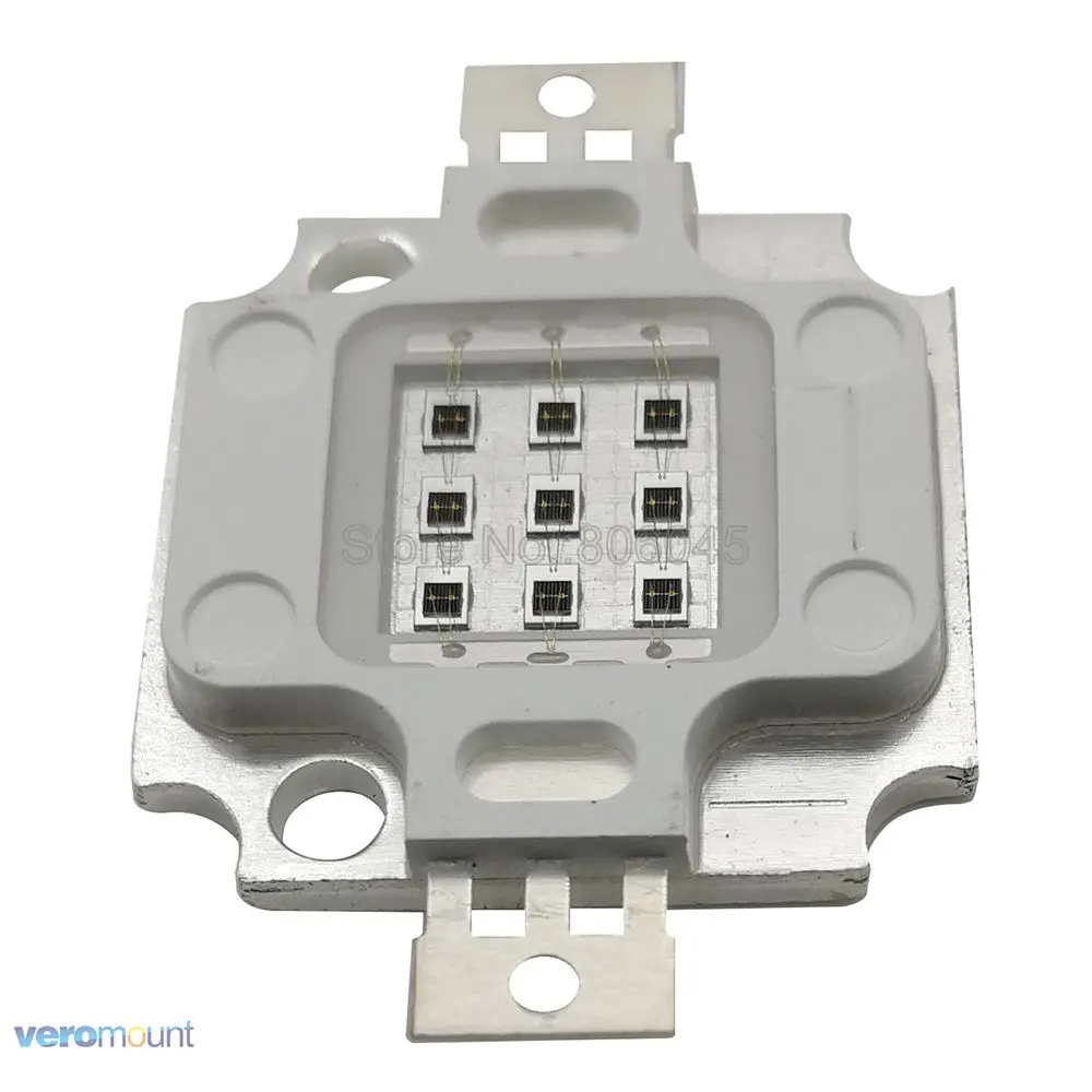 Luz emissora de led integrada, 10w, infravermelho ir 850nm, multichip de alta potência, 42 * 42mil, chip de depilação 1050ma 4.5-5.5v 900-1000mw